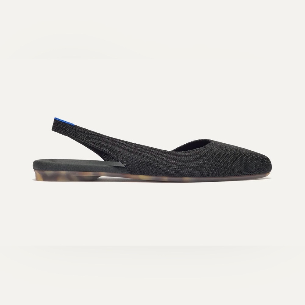 Rothy’s Black Almond Slingback - Size 6.5